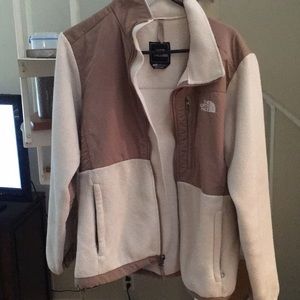 The North Face Denali cream/tan jacket